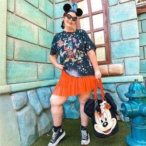 Mickey Mouse Black and Red Tote Bag